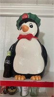 Coca-Cola Penguin Cookie Jar
