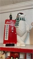 Coca-Cola Polar Bear Vending Cookie Jar
