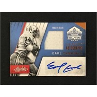 2016 Panini Earl Campbell Auto Jersey Card 5/50