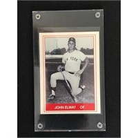 1982 Oneaonta Yankees John Elway Baseball Card