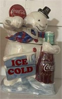 Coca-Cola Snowman Cookie Jar