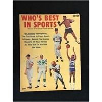 1961 Who's Who In Sports Mickey Mantle Cover