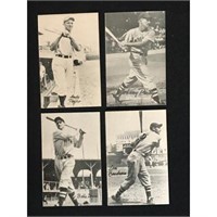 Four 1947 Bond Bread Baseball Stars