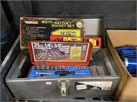 sockets sets in tool box