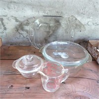 Baking Dishes and Pyrex Measuring Cup