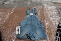 New Girls size 7 overalls