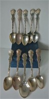 Monogrammed Sterling Teaspoons and Jam Spoon