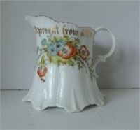 Bavarian "From a Special Friend" Antique Pitcher