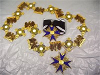 GERMAN BLACK ORDER AND EAGLE ORDER COLLAR CHAIN
