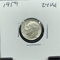 1959 ROOSEVELT SILVER DIME