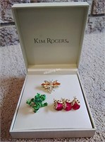 Kim Rogers Collectible Brooch Box Set- LR