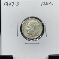 1947-S ROOSEVELT SILVER DIME