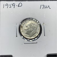 1959-D ROOSEVELT SILVER DIME