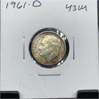 1961-D ROOSEVELT SILVER DIME