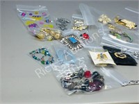 costume jewelry, brooches, necklaces