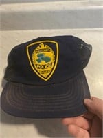 Vintage Maui County Trucker Hat Blue