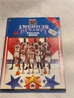 Vintage DREAM TEAM Basketball Poster Book Jordan