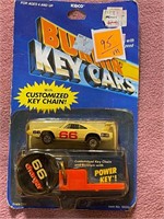 vintage burnin key cars, new in package