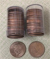 (40) 1971-78 Eisenhower Dollars