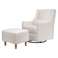 New Babyletto Toco Upholstered Swivel Glider and S