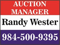Auction manager-Randy Wester-984-500-9395