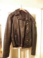 LEATHER JACKET, NO TAG, LINER RIPPED