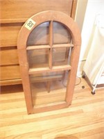 CURVED TOP WINDOW, 32" T X 16" T