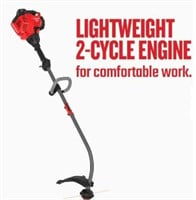 25-cc 2-Cycle 17-in Curved Shaft Gas Trimmer