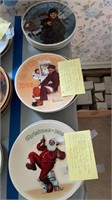 Norman Rockwell Collector Plates. Christmas,