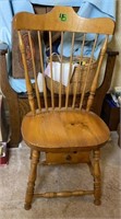 Side Chair With Single Drawer Under Seat