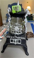 Potbelly Stove Light With Glass Insulator