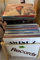 Collection Of Record Albums.