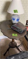 Side Table With American Eagle Decal, Table