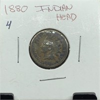 1880 INDIAN HEAD PENNY