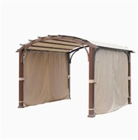 10-ft  Brown Standard Canopy pergola