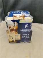 4 Cans La Columbe  Cold Brew Coffee Milk & Sugar