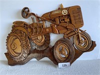 Wooden Tractor Wall Hanging