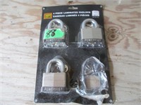 3 NEW POWER FIRST PAD LOCKS IN PACKAGE