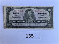 1937 Bank of Canada $10 bill
