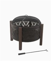 31-in W  Wood-Burning Fire Pit