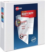 Avery Heavy Duty View 3 Ring Binder, 4"