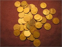 Large Lot of Wheat Pennies