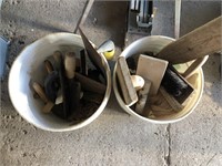 TOOLS AND MISC IN BUCKETS