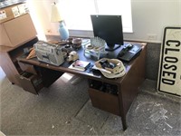 DESK AND CONTENTS