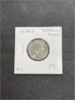 1976-P Jefferson Bi Centennial Nickel MS High Grae