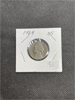 Early 1964-P Jefferson Nickel