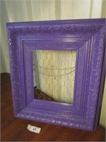 Purple Framed Chicken Wire