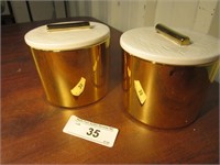 Gold Ceramic Canisters