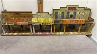 VTG 27" ROY ROGERS METAL PLAY TOWN BY MAR TOYS USA