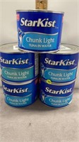 5PC STARKIST TUNA DISPLAY CANS - EMPTY 4LB CANS